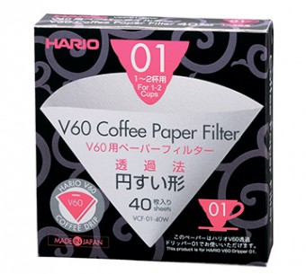 Бумажный фильтр Hario VCF-01-40W